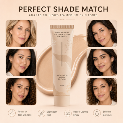 Enhance women's skin elasticity and hydration | Merging perfectly with the skin tone